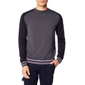 Good Man Brand Colorblock Raglan Merino Wool Sweater Size XXL $178